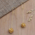 Gold-plated dangle earrings, 'Chaos Theory' - Handmade Gold-Plated Dangle Earrings