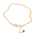 Gold-plated cubic zirconia chain bracelet, 'Friends Forever' - Gold-Plated Cubic Zirconia Mariner Chain Bracelet (image 2a) thumbail
