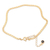 Gold-plated cubic zirconia chain bracelet, 'Friends Forever' - Gold-Plated Cubic Zirconia Mariner Chain Bracelet (image 2b) thumbail