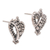 Sterling silver drop earrings, 'Palace of Love' - Handmade Sterling Silver Drop Earrings from Bali