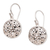 Sterling silver dangle earrings, 'Miracle Bloom' - Handcrafted Balinese Sterling Silver Dangle Earrings thumbail