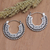 Ohrringe aus Sterlingsilber, 'Whimsical Wheel' - Handgefertigte Sterling Silber Ohrringe