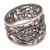Sterling silver band ring, 'Elegant Affection' - Openwork Sterling Silver Band Ring from Bali (image 2c) thumbail
