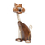 Wood statuette, 'Chocolate Cat' - Handcrafted Albesia Wood Cat Statuette (image 2b) thumbail