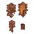 Decorative wood box, 'Bearded Man' - Decorative Hand Carved Suar Wood Box (image 2e) thumbail