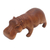 Wood statuette, 'Baby Hippo' - Artisan Crafted Hippo Statuette from Bali (image 2b) thumbail