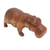 Wood statuette, 'Baby Hippo' - Artisan Crafted Hippo Statuette from Bali (image 2c) thumbail