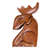 Decorative wood puzzle box, 'Lead the Charge' - Decorative Wood Puzzle Box with Moose Motif (image 2c) thumbail