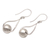 Sterling silver dangle earrings, 'Weight of Justice' - Hand Crafted Sterling Silver Dangle Earrings