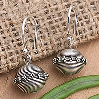 Featured review for Sterling silver dangle earrings, Rings of Saturn