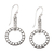 Sterling silver dangle earrings, 'Eternal World' - Handcrafted Sterling Silver Dangle Earrings