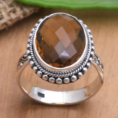 The Cocktails- Smoky Topaz Ring