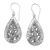 Sterling silver dangle earrings, 'Seraphim of Love' - Hand Made Sterling Silver Dangle Earrings thumbail