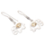 Citrine dangle earrings, 'Elephant Surprise' - Citrine Dangle Earrings with Elephant Motif (image 2b) thumbail