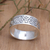 Men's sterling silver band ring, 'Celtic Knot' - Men's Handmade Sterling Silver Band Ring thumbail
