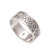 Men's sterling silver band ring, 'Celtic Knot' - Men's Handmade Sterling Silver Band Ring (image 2c) thumbail