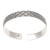 Sterling silver cuff bracelet, 'Floral Friend' - Sterling Silver Cuff Bracelet with Floral Motif (image 2e) thumbail
