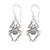 Sterling silver dangle earrings, 'Itsy Bitsy' - Sterling Silver Dangle Earrings with Spider Motif thumbail