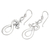 Sterling silver dangle earrings, 'Fortune Hunter' - Sterling Silver Dangle Earrings with Dragon Motif (image 2b) thumbail