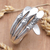 Men's sterling silver cocktail ring, 'Three Branches' - Men's Sterling Silver Balinese Cocktail Ring (image 2) thumbail