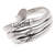 Men's sterling silver cocktail ring, 'Three Branches' - Men's Sterling Silver Balinese Cocktail Ring (image 2c) thumbail