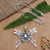 Men's sterling silver pendant necklace, 'Emperor of the Garden' - Men's Sterling Silver Pendant Necklace with Dragonfly Motif (image 2) thumbail