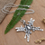 Men's sterling silver pendant necklace, 'Emperor of the Garden' - Men's Sterling Silver Pendant Necklace with Dragonfly Motif (image 2b) thumbail