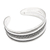 Manschettenarmband aus Sterlingsilber - Handgefertigtes Manschettenarmband aus Sterlingsilber aus Bali