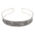 Manschettenarmband aus Sterlingsilber - Handgefertigtes Manschettenarmband aus Sterlingsilber