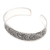 Manschettenarmband aus Sterlingsilber - Handgefertigtes Manschettenarmband aus Sterlingsilber