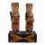 estatuilla de madera - Estatuilla de madera de Albesia hecha a mano de Bali