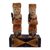 Holzstatuette - Handgefertigte Albesia-Holzstatuette aus Bali