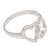 Sterling silver cocktail ring, 'Love Begets Love' - Sterling Silver Cocktail Ring with Heart Motif