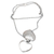 Garnet locket necklace, 'Open Secret' - Garnet Locket Necklace with Heart Motif (image 2c) thumbail