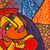 'Daydreaming Women' - Colorful Acrylic Painting on Canvas (image 2b) thumbail