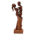 Wood sculpture, 'Ballroom Music' - Hand Carved Balinese Suar Wood Statuette thumbail