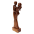 Wood sculpture, 'Ballroom Music' - Hand Carved Balinese Suar Wood Statuette