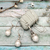 Cultured pearl jewelry set, 'Fairy Charm' - Hand Made Cultured Pearl Jewelry Set (image 2b) thumbail