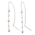 Cultured pearl dangle earrings, 'Moonlit Trellis' - Handmade Cultured Pearl Dangle Earrings from Bali thumbail