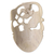 Wood mask, 'Universal Source' - Hibiscus Wood Mask with Hummingbird Motif (image 2c) thumbail