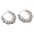 Sterling silver hoop earrings, 'Love and Desire' - Handmade Balinese Sterling Silver Hoop Earrings (image 2b) thumbail