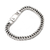 Men's sterling silver chain bracelet, 'Cool Twist' - Men's Handcrafted Sterling Silver Chain Bracelet (image 2b) thumbail
