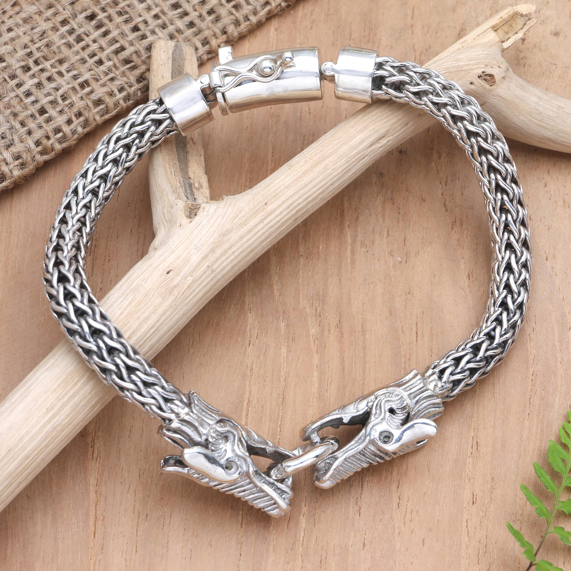 Bracelet Dragons For Men Sterling Silver 925 - SunnyArmenia