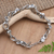 Men's sterling silver chain bracelet, 'Traveling Circus' - Men's Sterling Silver Link Bracelet with Elephant Motif thumbail