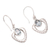 Blue topaz dangle earrings, 'Calm Eyes' - Blue Topaz and Sterling Silver Dangle Earrings