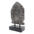 Cement statuette, 'Two Faces of Buddha' - Handcrafted Cement Buddha Statuette from Java