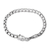 Sterling silver link bracelet, 'Elephant Solidarity' - Elephant Head Sterling Silver Hexagon Link Bracelet thumbail