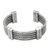 Sterling silver cuff bracelet, 'Friendship Bridge' - Unisex Sterling Silver Five Cable Cuff Bracelet (image 2c) thumbail