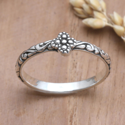 Sterling silver band ring, Fairytale Ending