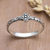 Sterling silver band ring, 'Fairytale Ending' - Artisan Crafted Slender Sterling Band Ring (image 2) thumbail